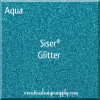 Siser® 12" Glitter Heat Transfer Vinyl | Aqua