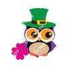 ColorSplash Ultra | St Patrick's Day Owl 15