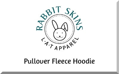 Rabbit Skins Fleece Pullover Hoodie Rabbit Skins Fleece Pullover Hoodie