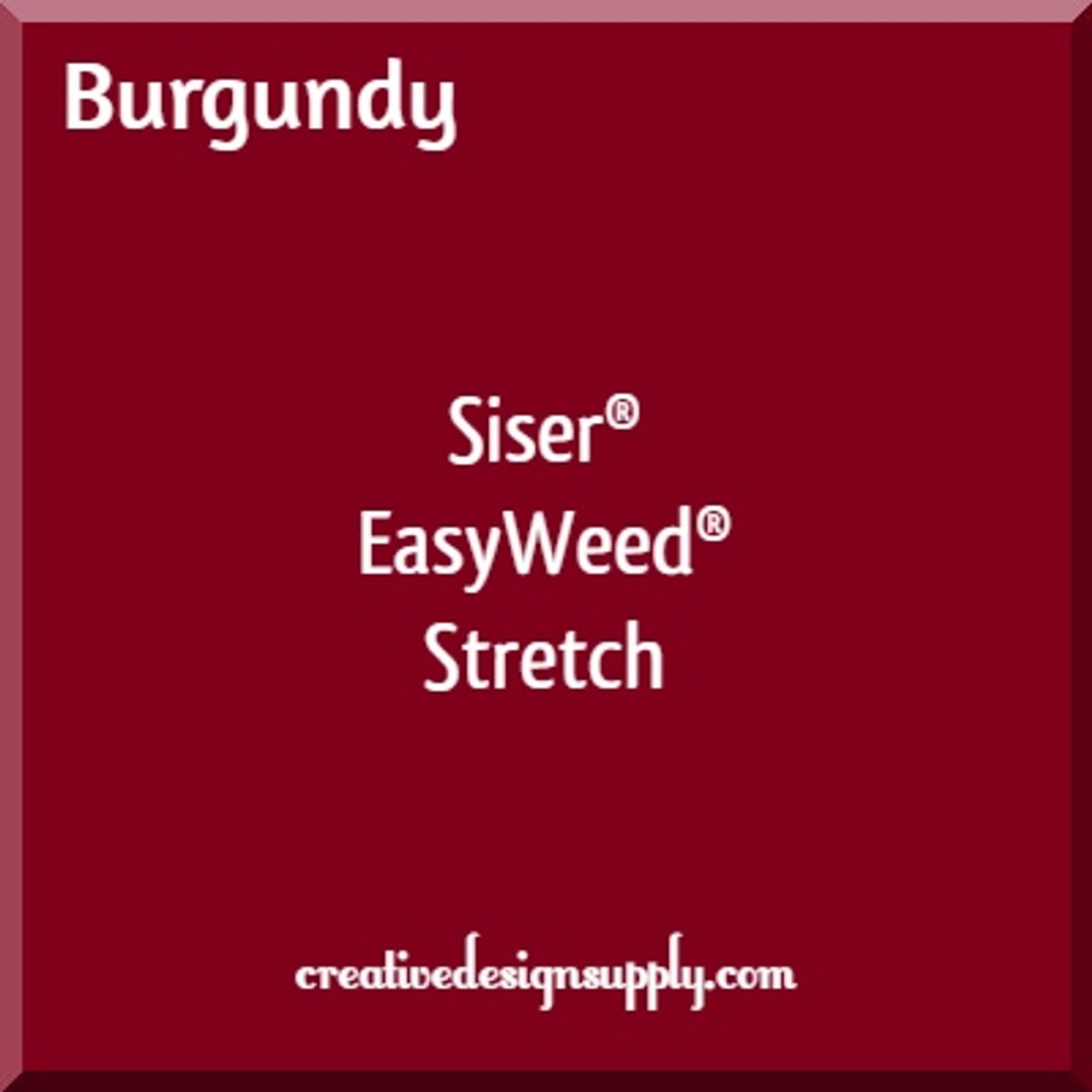 Siser® EasyWeed® Stretch Heat Transfer Vinyl | Burgundy