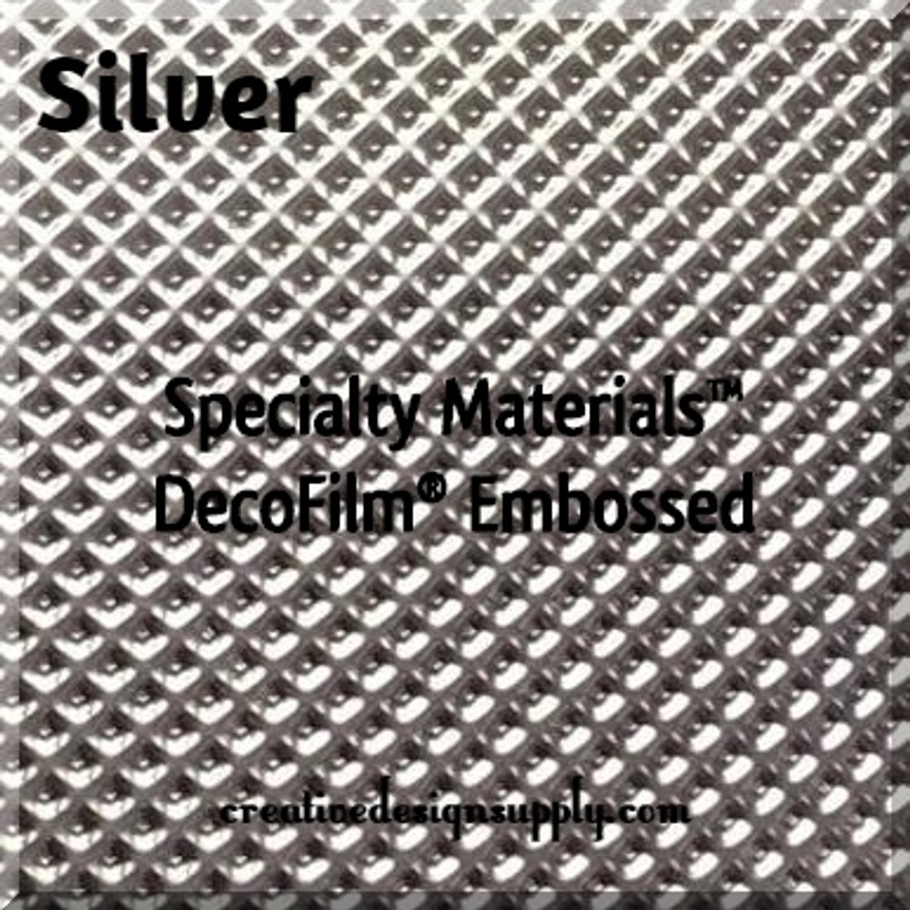 Specialty Materials™ DecoFilm® Embossed | Silver