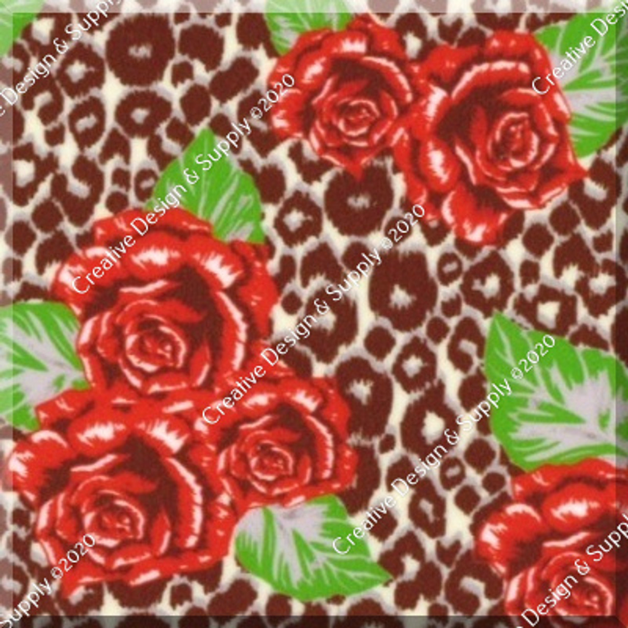 ThermoFlex® Fashion Patterns | Roses/Cheetah