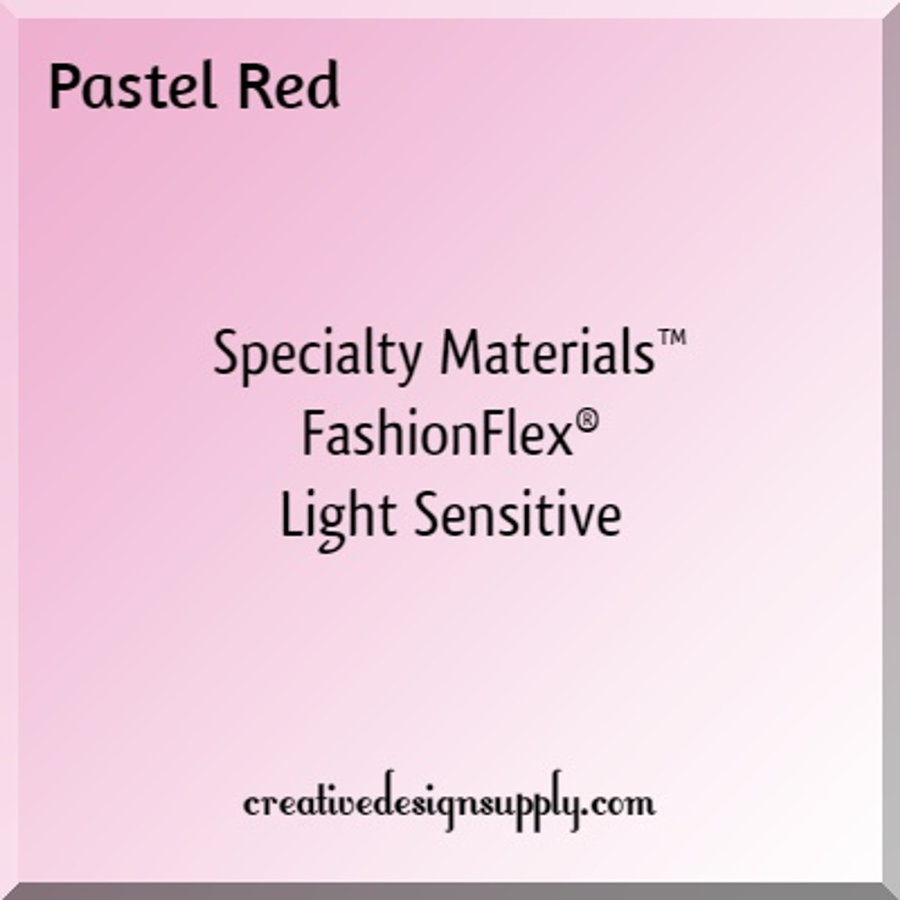 FashionFlex® Light Sensitive | Pastel Red