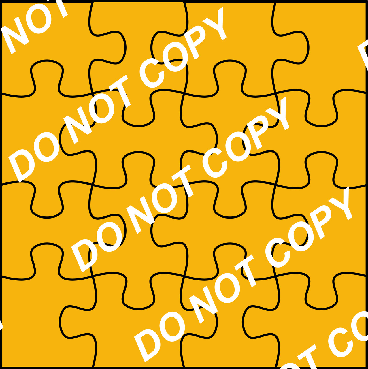 CDS Printed Pattern Vinyl | Autism Awareness Puzzle 9