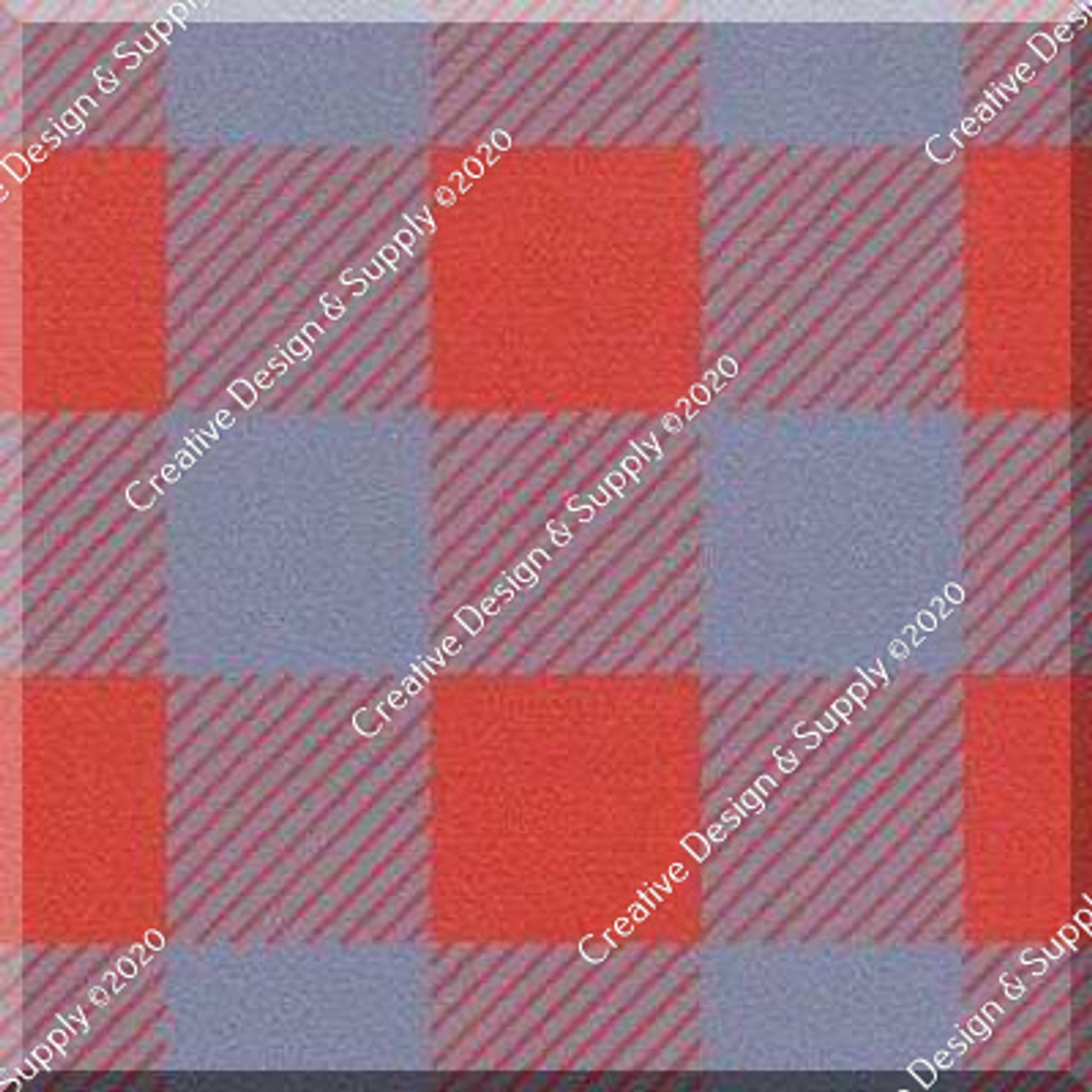 ThermoFlex® Fashion Patterns | Buffalo Plaid Red Grey