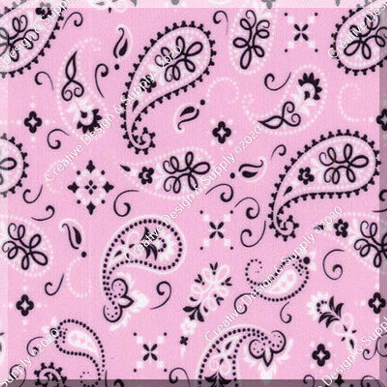 pink bandana print