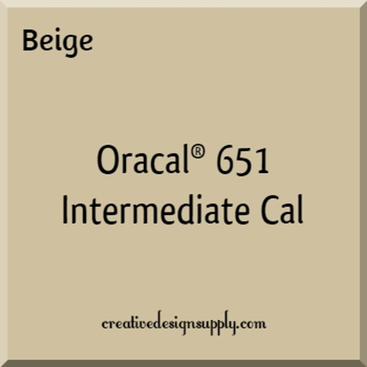 Oracal® 651 Intermediate Cal | Beige