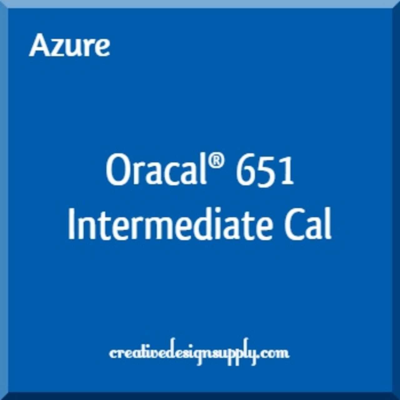 Oracal® 651 Intermediate Cal | Azure