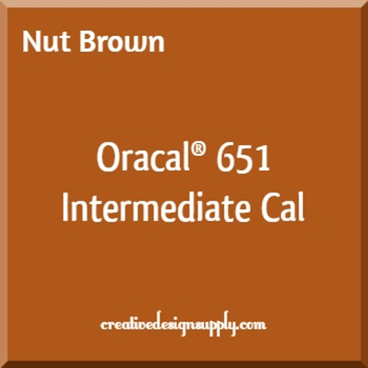 Oracal® 651 Intermediate Cal | Nut Brown