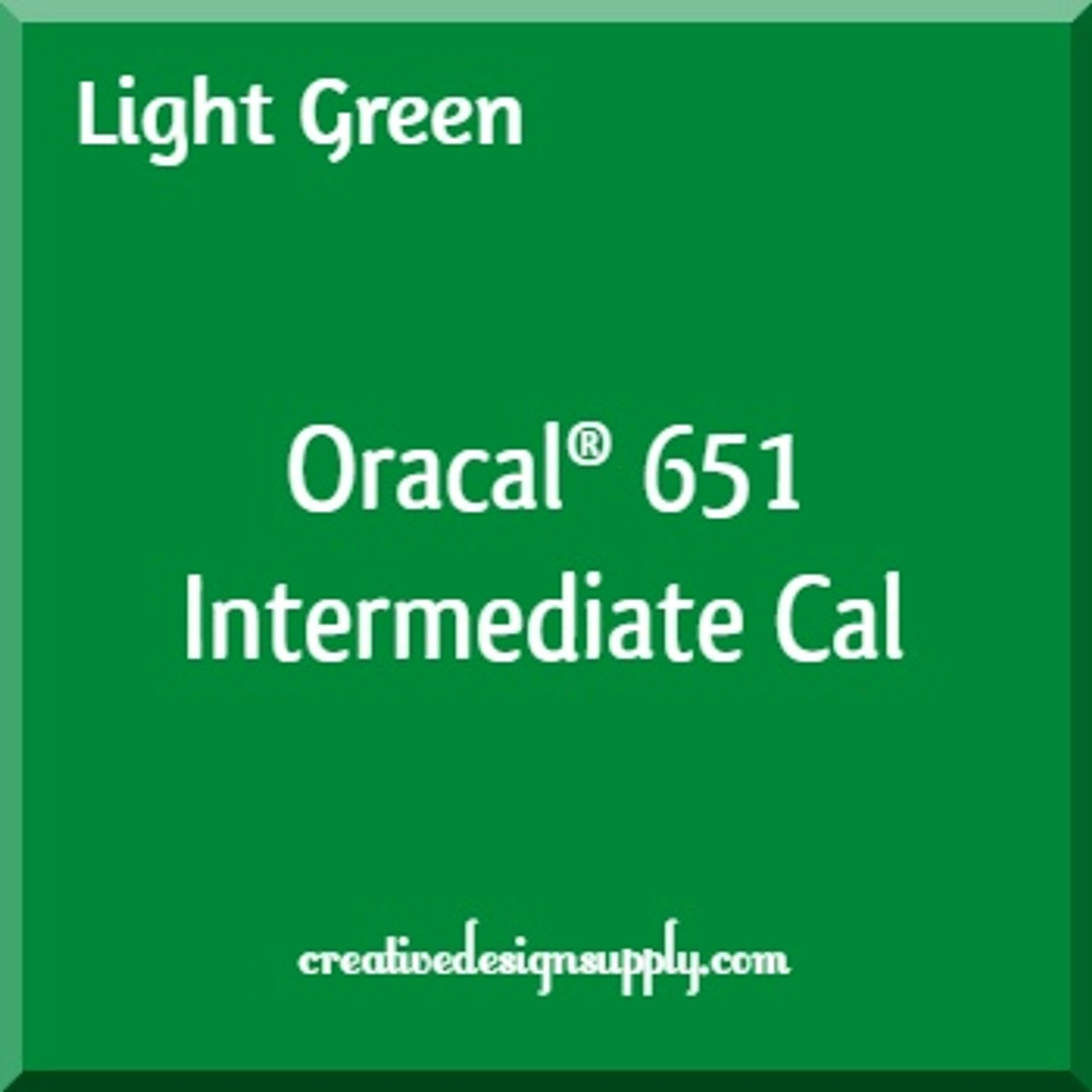 Oracal® 651 Intermediate Cal | Light Green