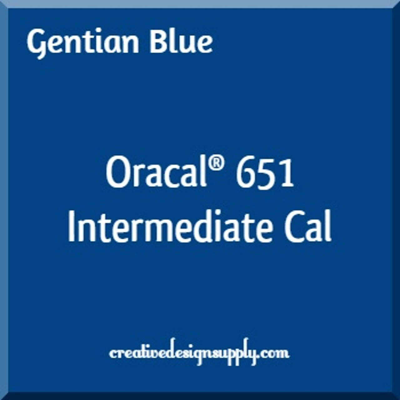 Oracal® 651 Intermediate Cal | Gentian Blue