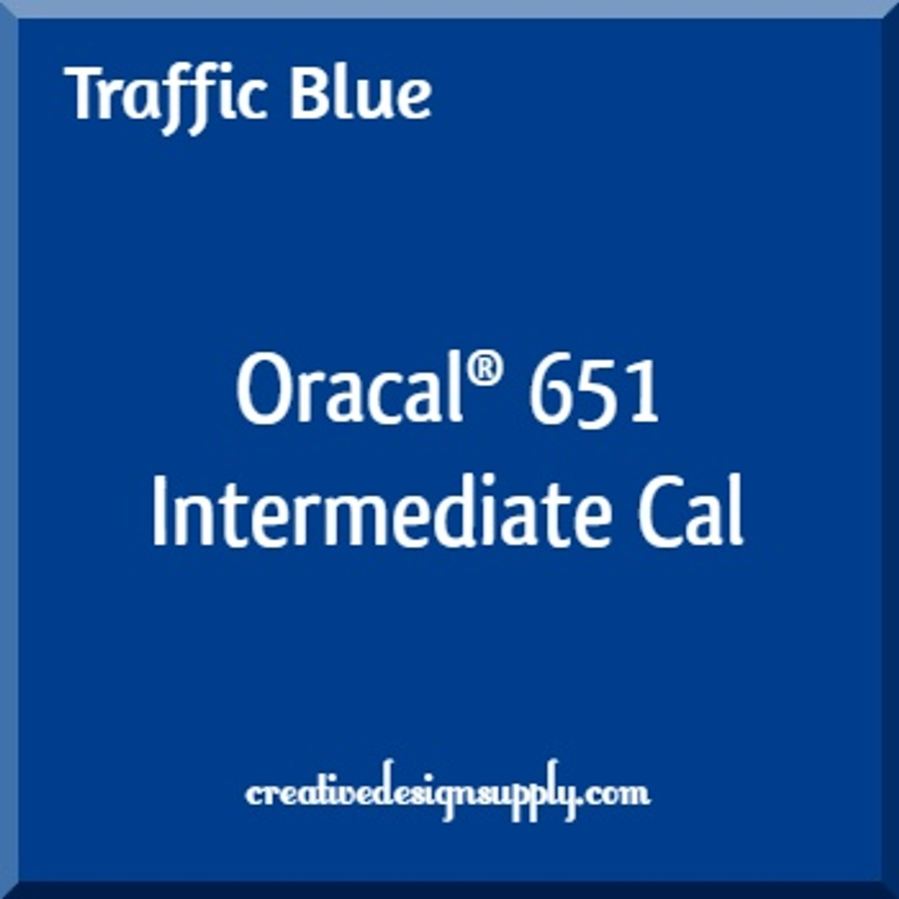 Oracal® 651 Intermediate Cal | Traffic Blue