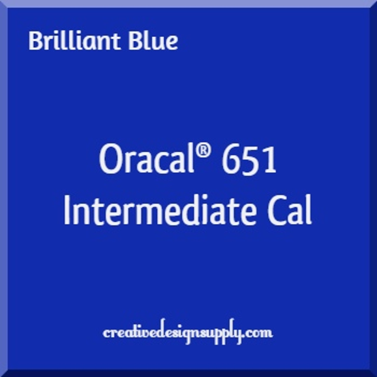 Oracal® 651 Intermediate Cal | Brilliant Blue
