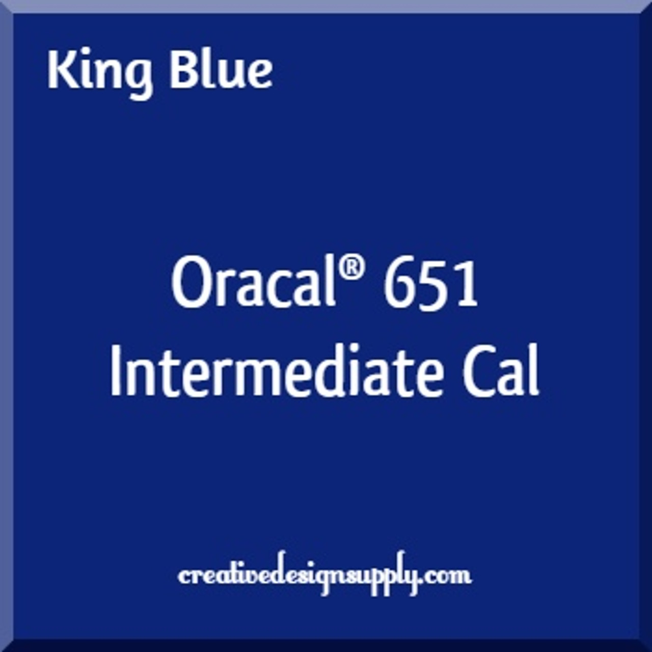 King Blue Oracal® 651 15" Sheet