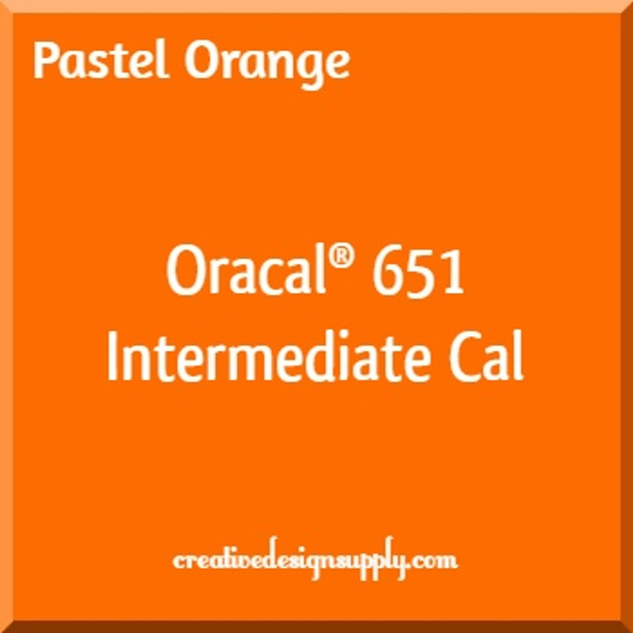 Oracal® 651 Intermediate Cal | Pastel Orange