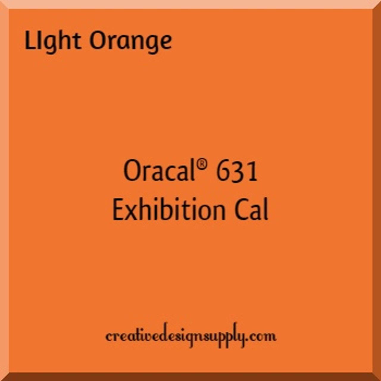 Oracal® 631 Exhibition Cal | Light Orange