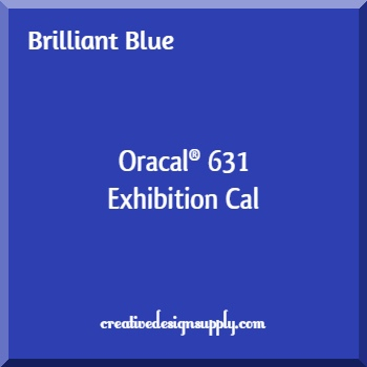 Oracal® 631 Exhibition Cal | Brilliant Blue