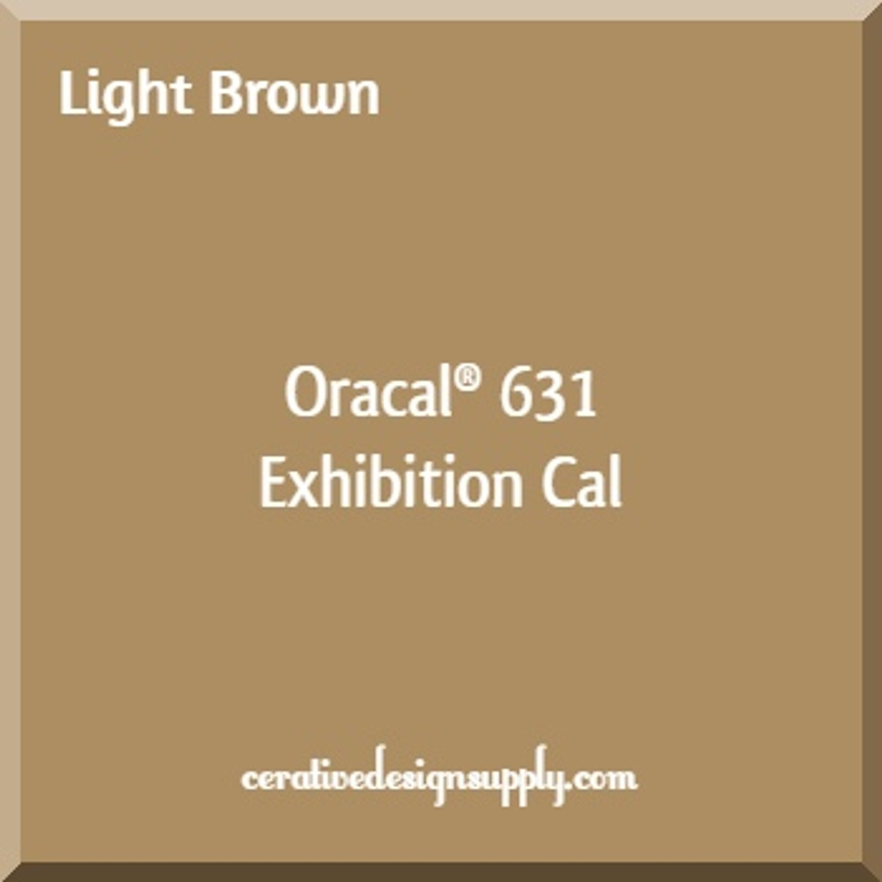 Oracal® 631 Exhibition Cal | Light Brown