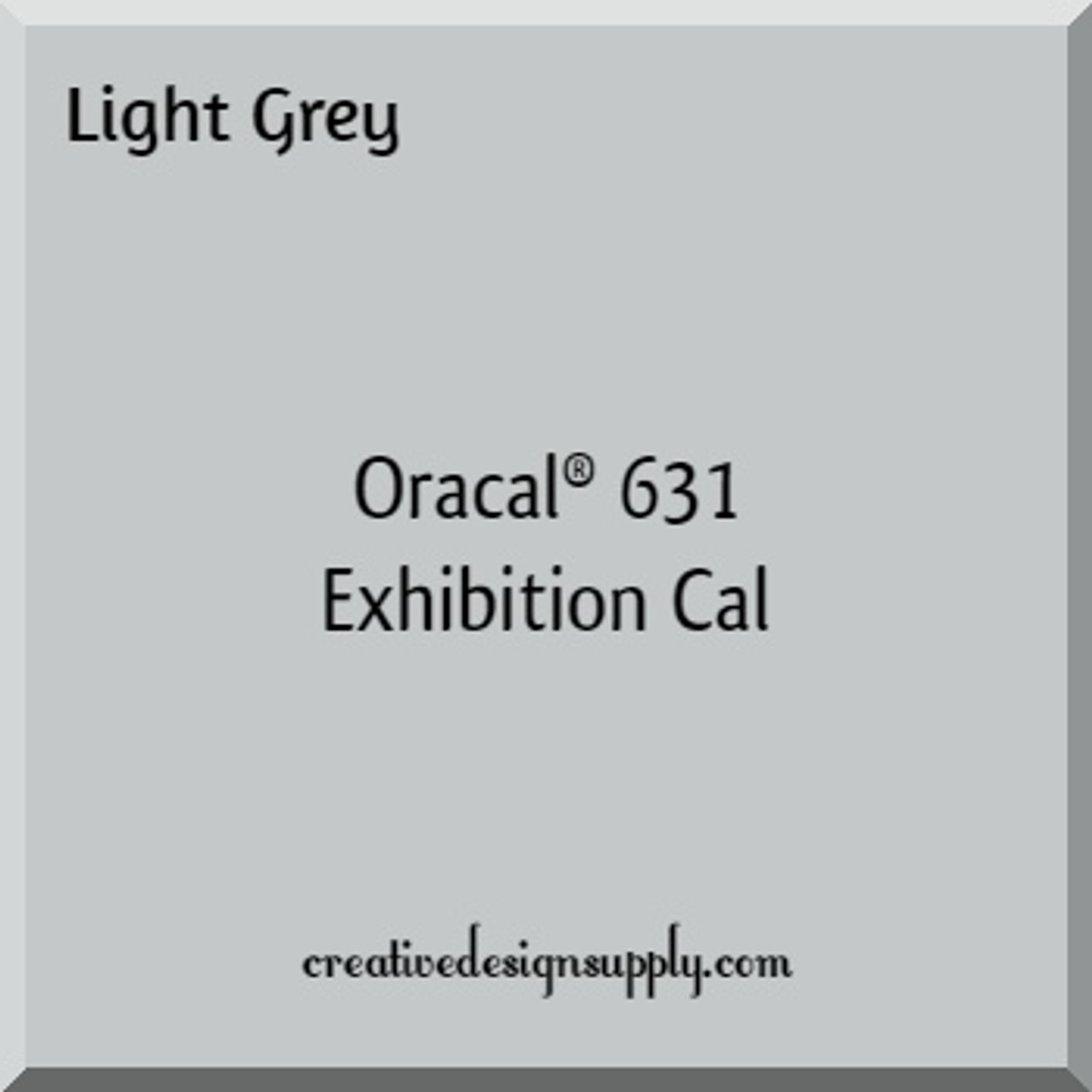 Oracal® 631 Exhibition Cal | Light Grey