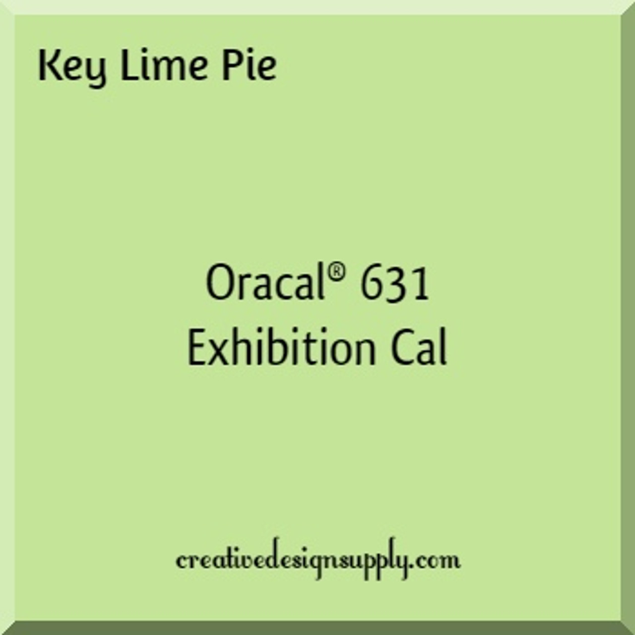 Oracal® 631 Exhibition Cal | Key LIme Pie