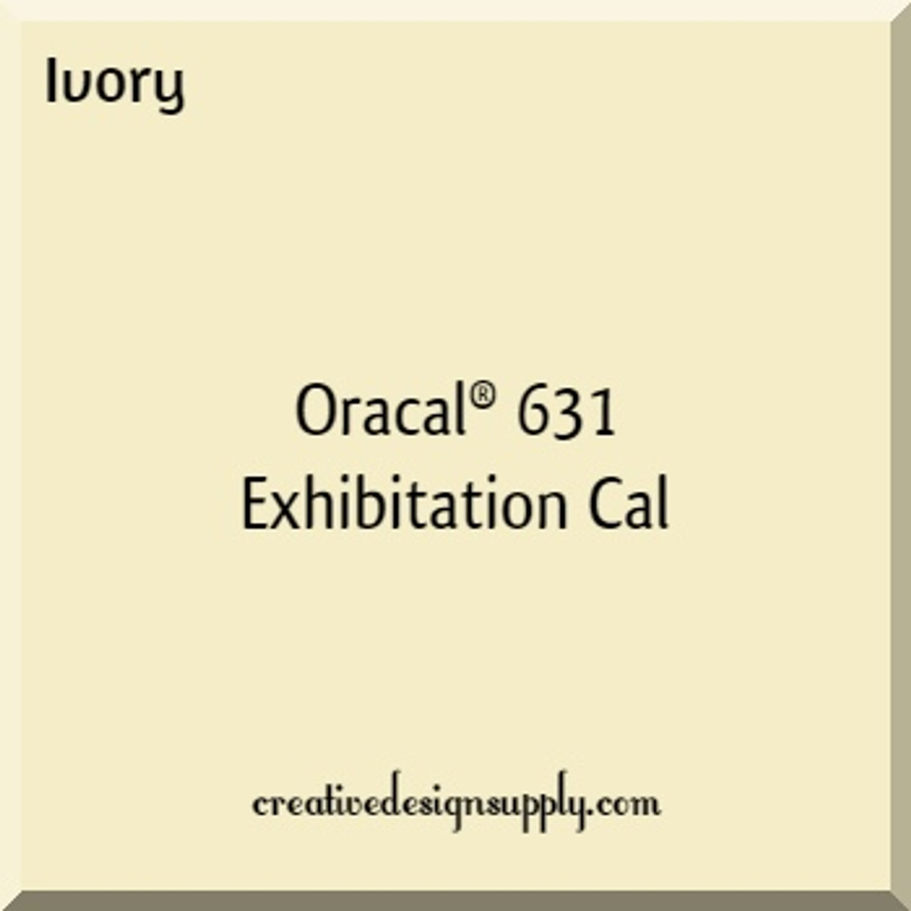 Oracal® 631 Exhibition Cal | Ivory