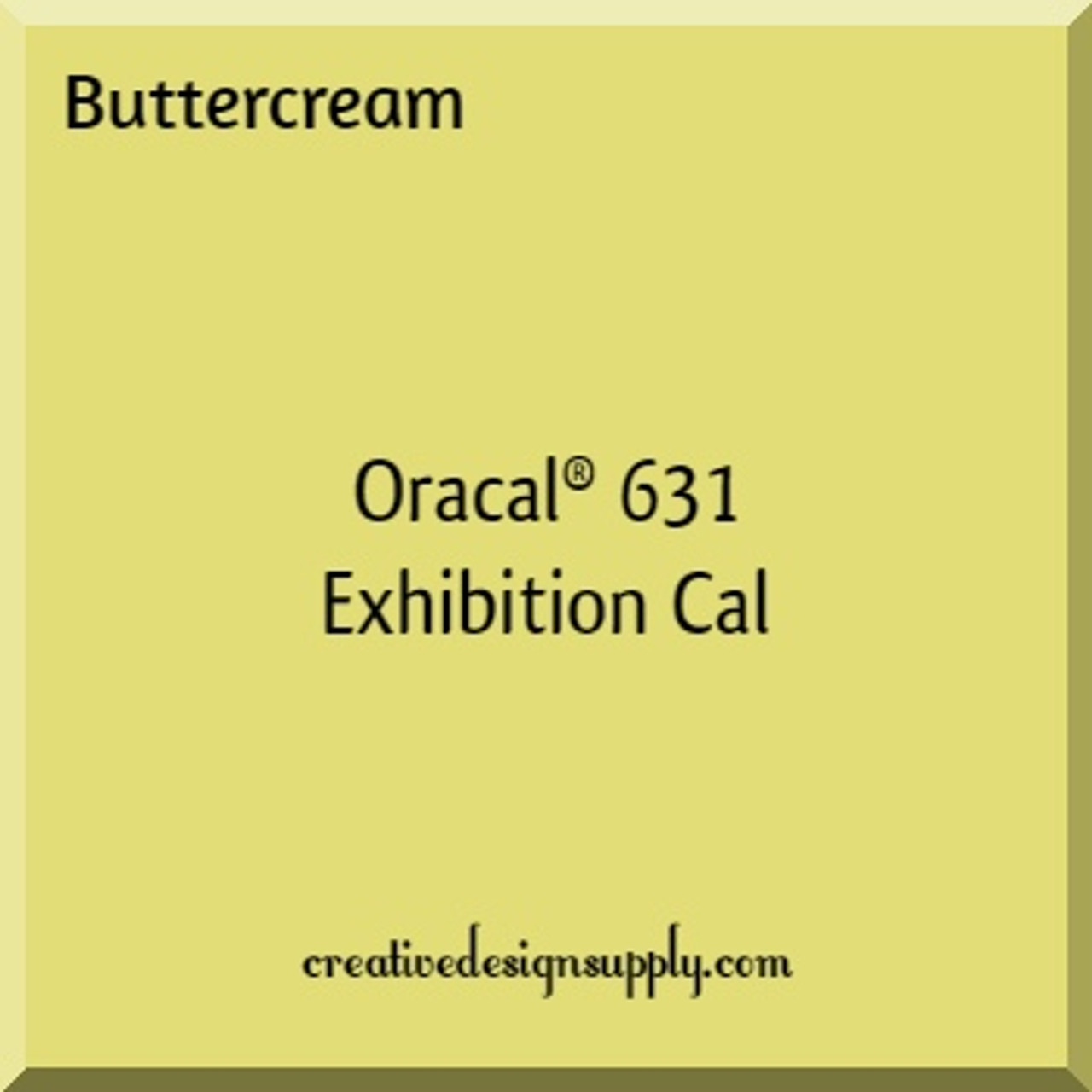 Oracal® 631 Exhibition Cal | Butter Cream