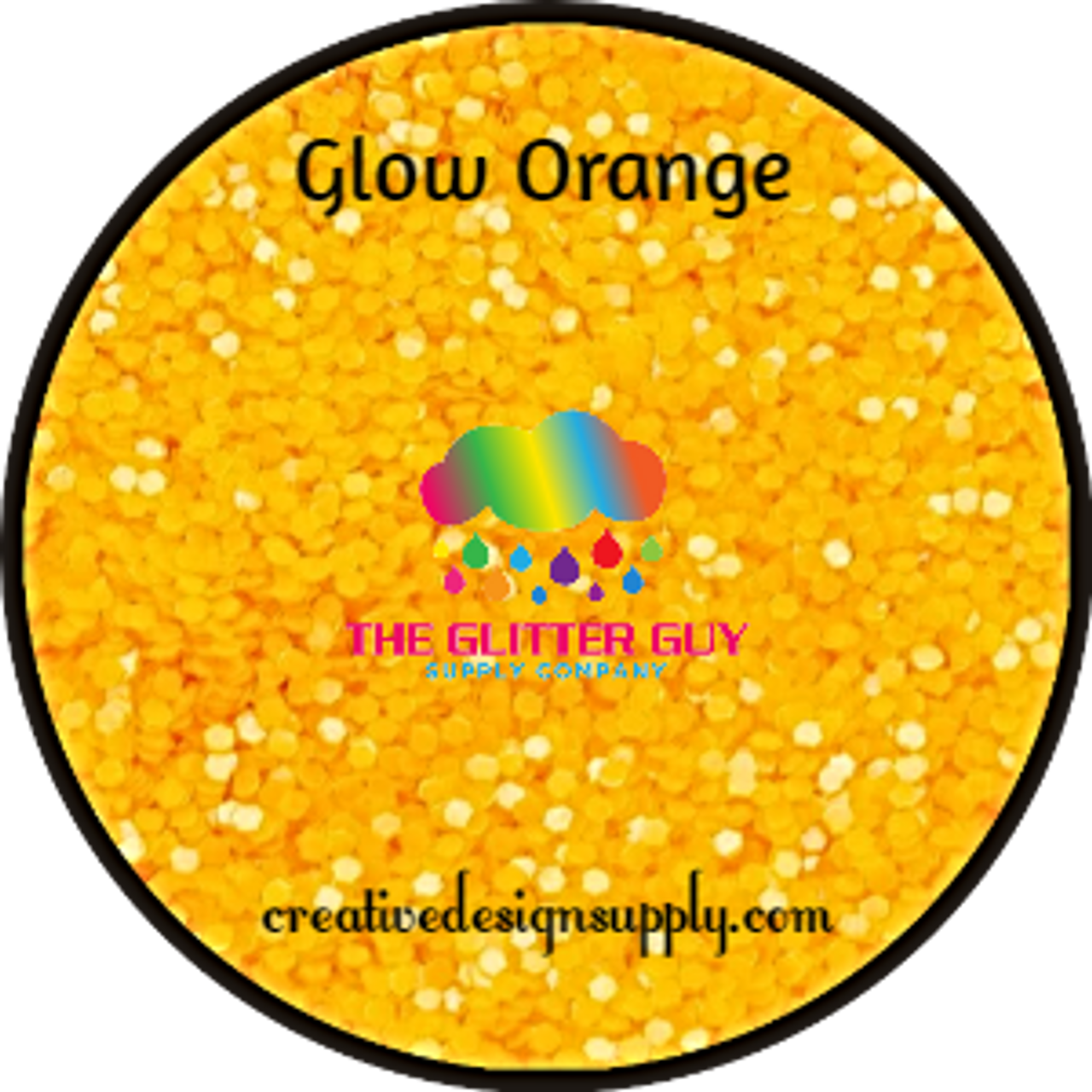 Orange Glitter  Orange Glitter by The Glitter Guy