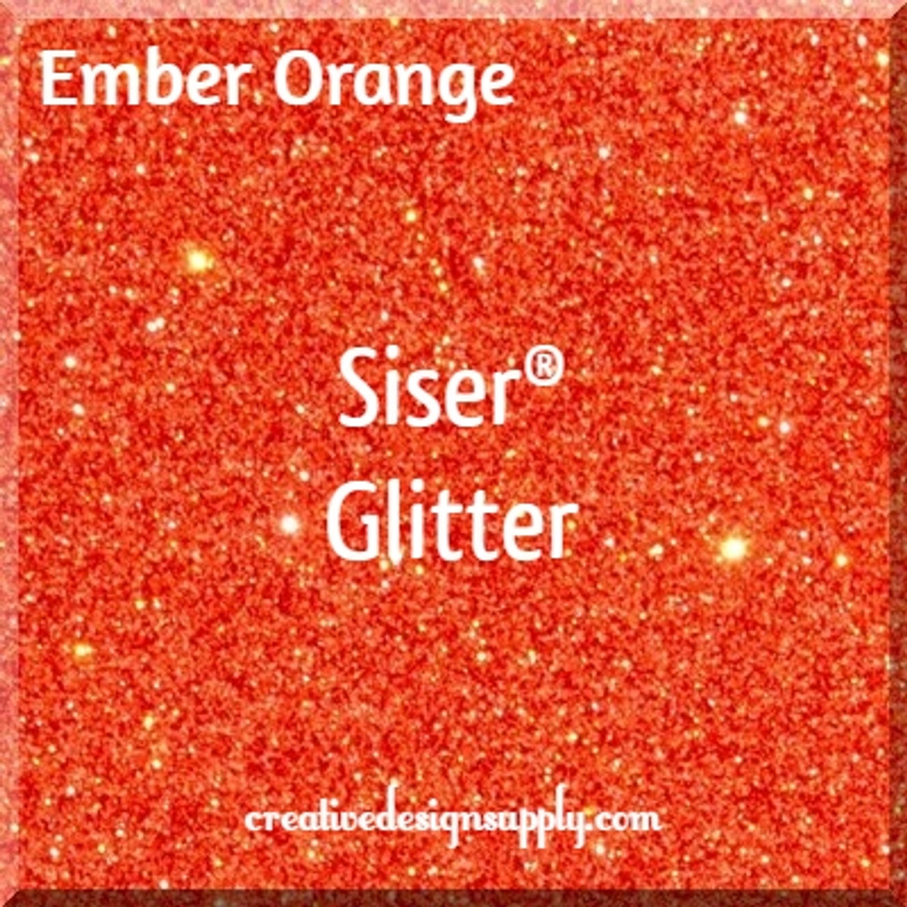 Siser® Glitter | Ember Orange