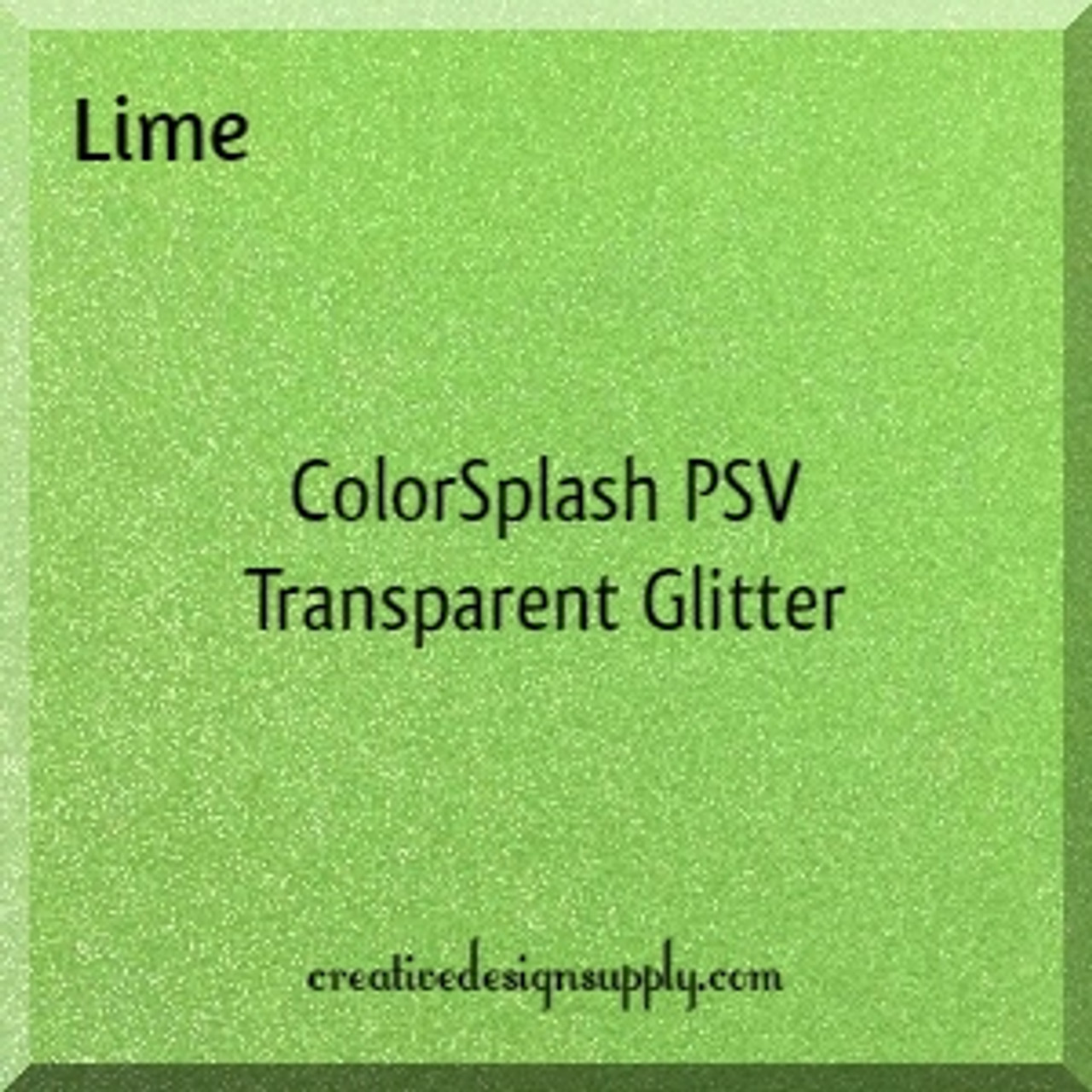 ColorSplash PSV Transparent Glitter | Lime