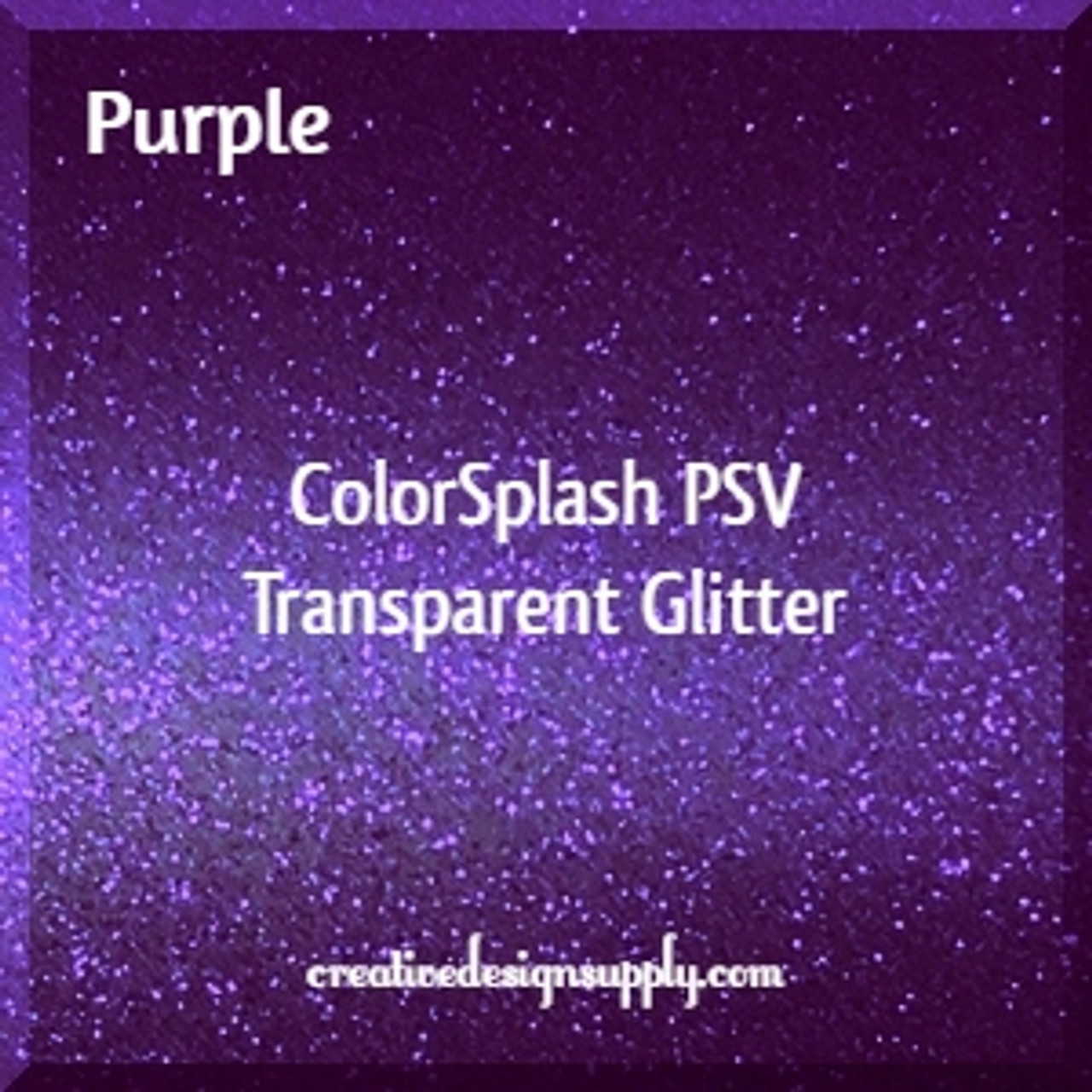 ColorSplash PSV Transparent Glitter | Purple