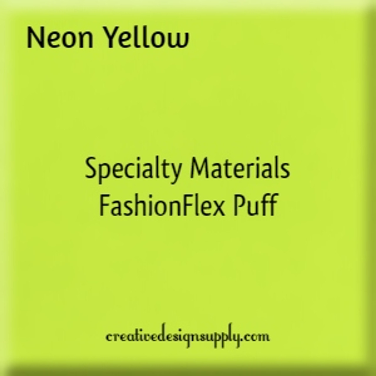 Specialty Materials™ FashionFlex® Puff | Neon Yellow