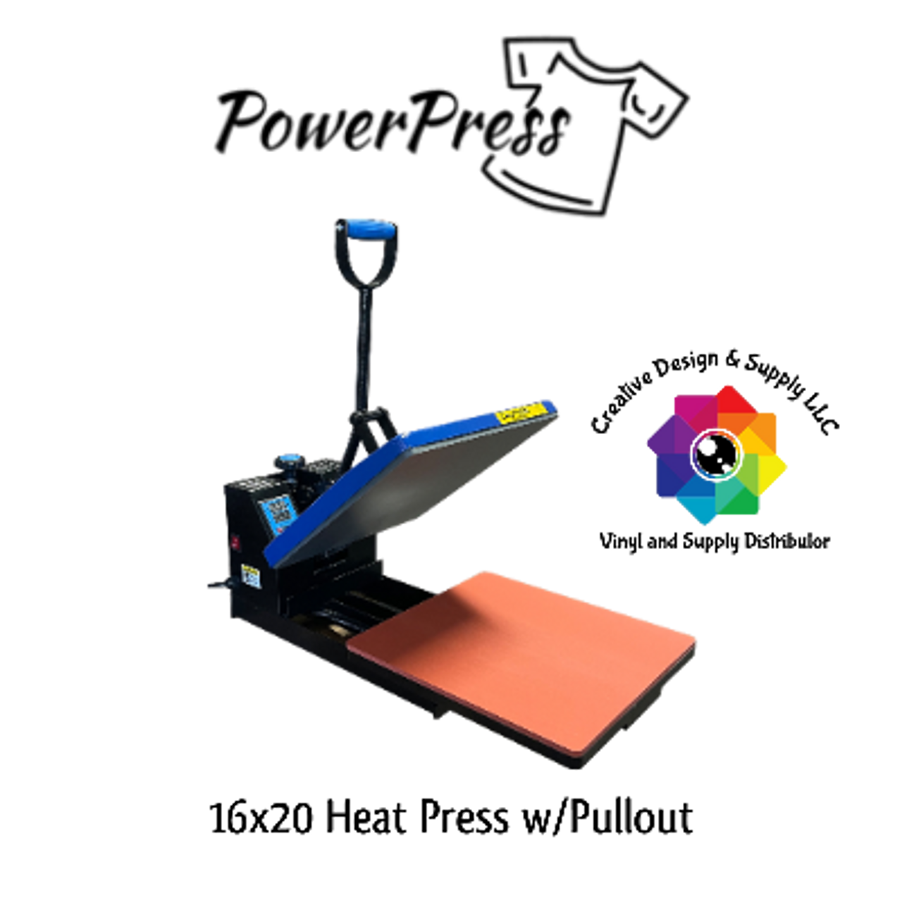 PowerPress Heat Press Machine | 16x20 w/Pullout Planten