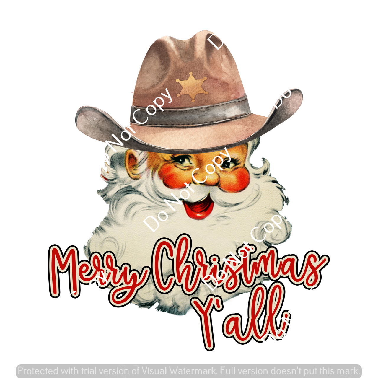 ColorSplash Ultra | Cowboy Santa
