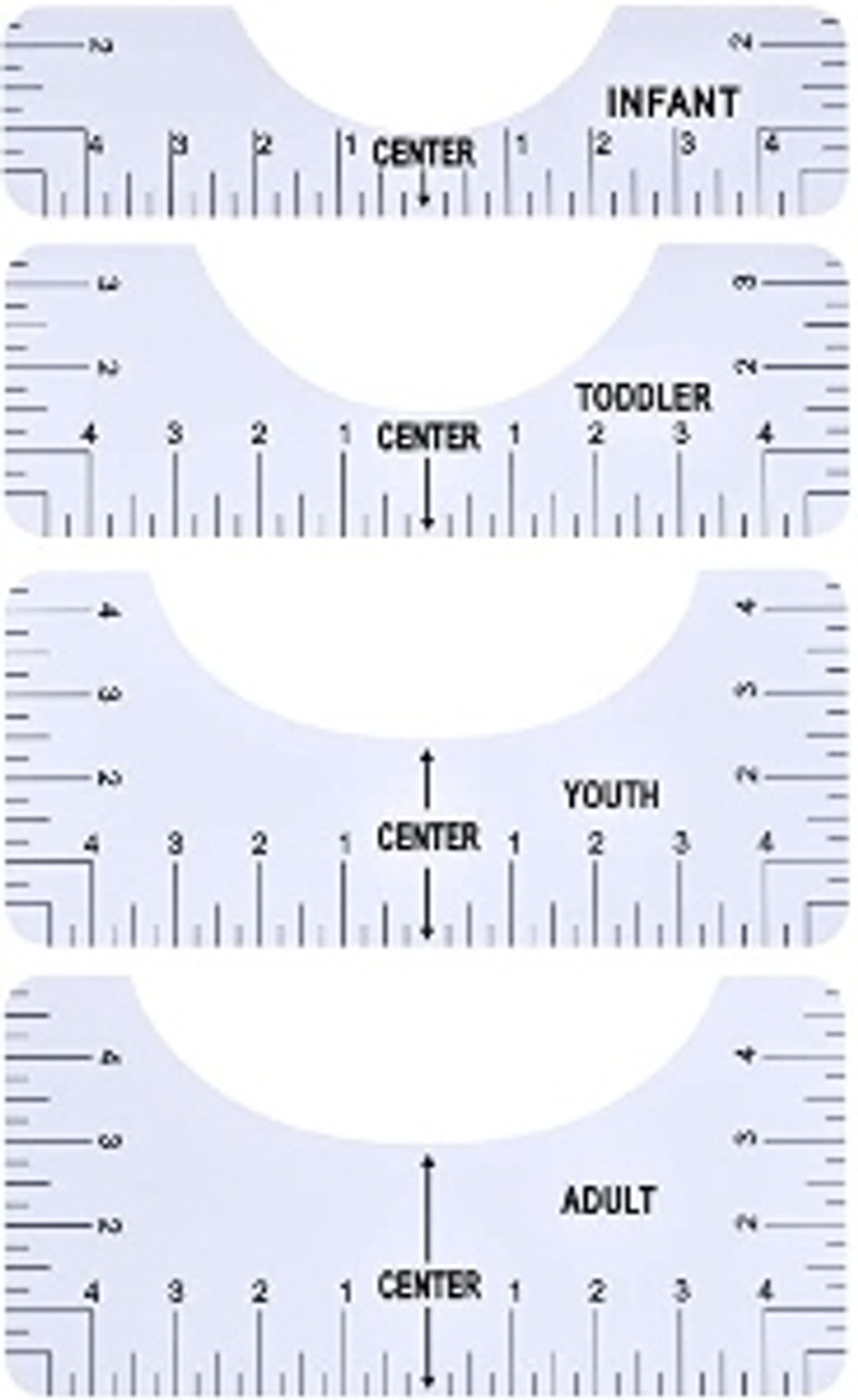 CDS Placement Rulers set of four (4)