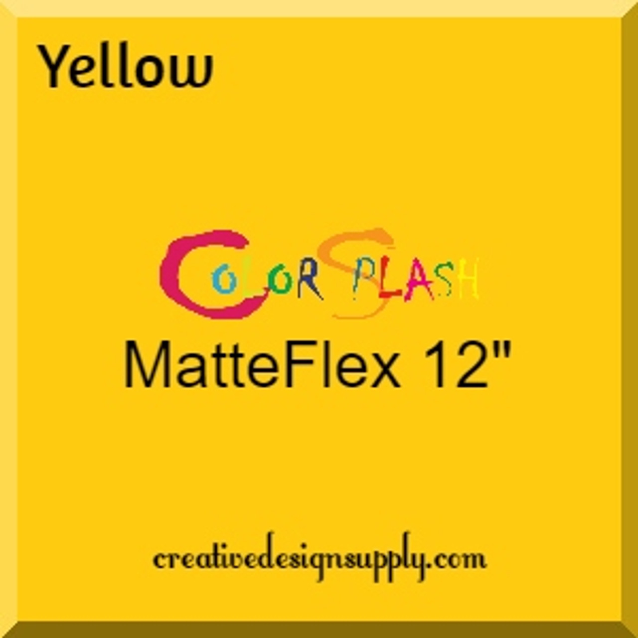 ColorSplash MatteFlex 12" | Yellow