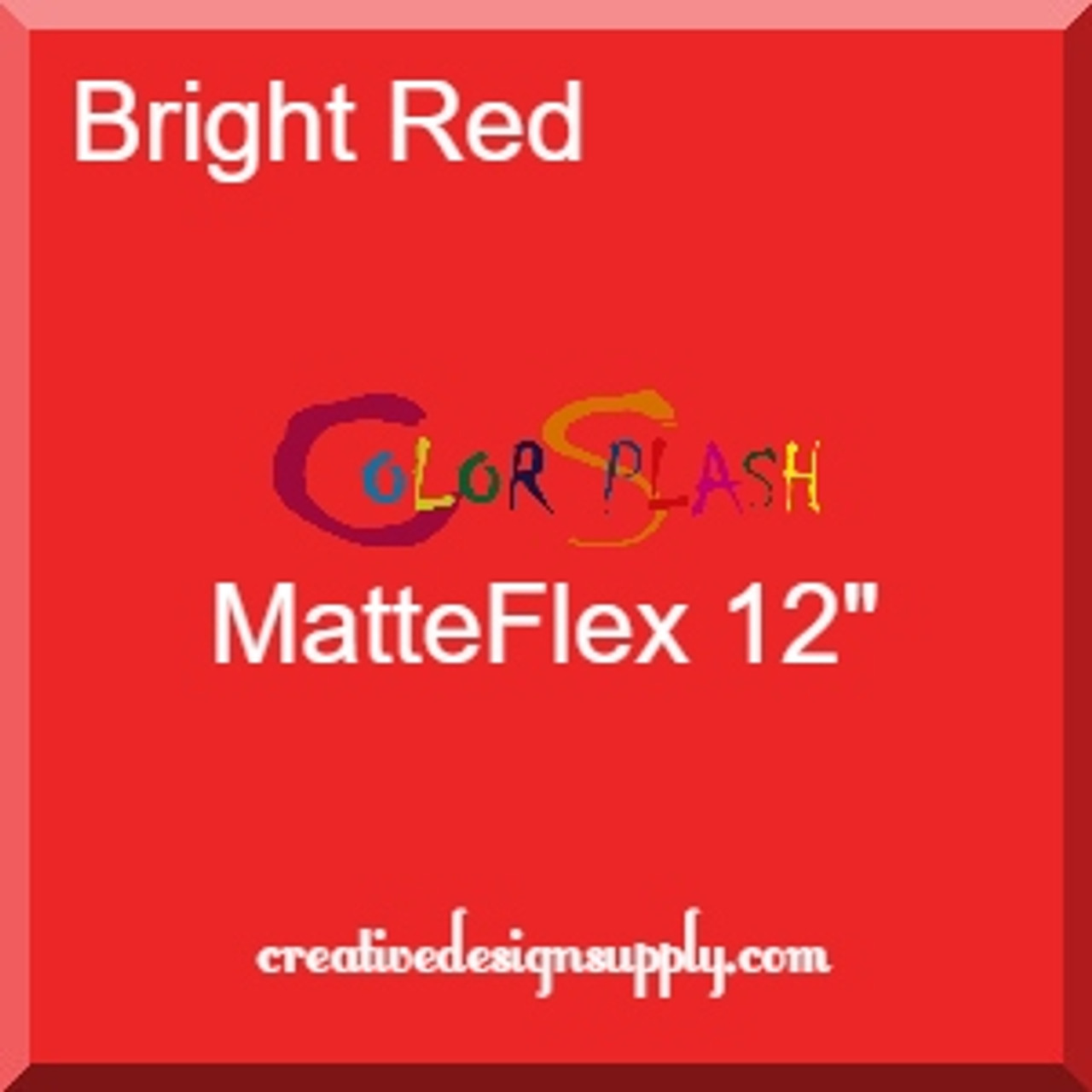 ColorSplash MatteFlex 12" | Bright Red