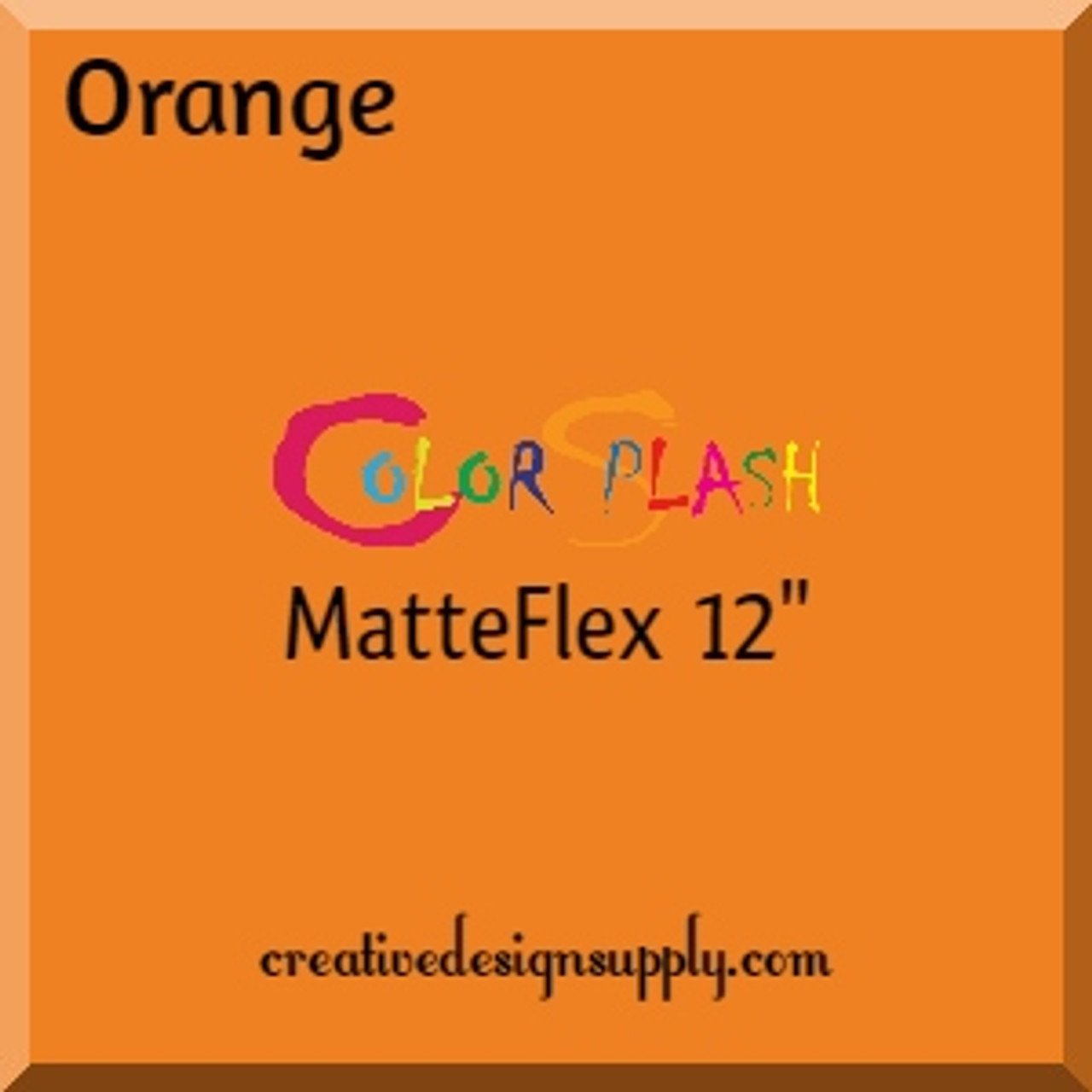 ColorSplash MatteFlex 12" | Orange