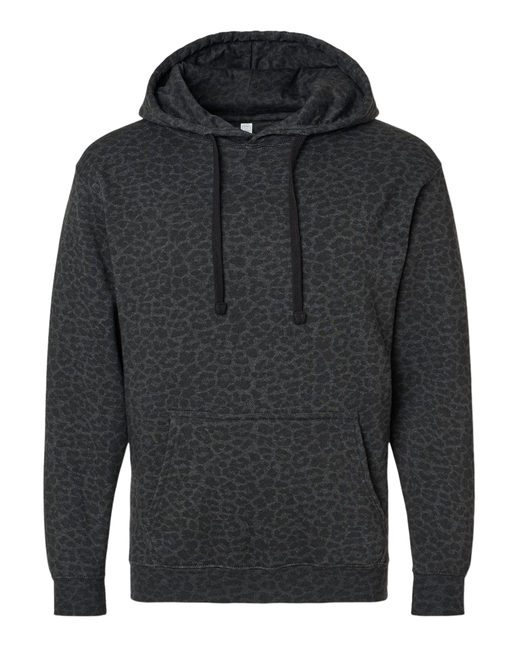 LAT Elevated Basic Hoodie | Black Leopard