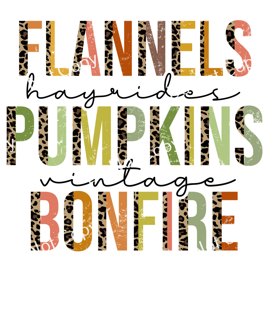 ColorSplash Ultra | Flannels Pumpkins Bonfire
