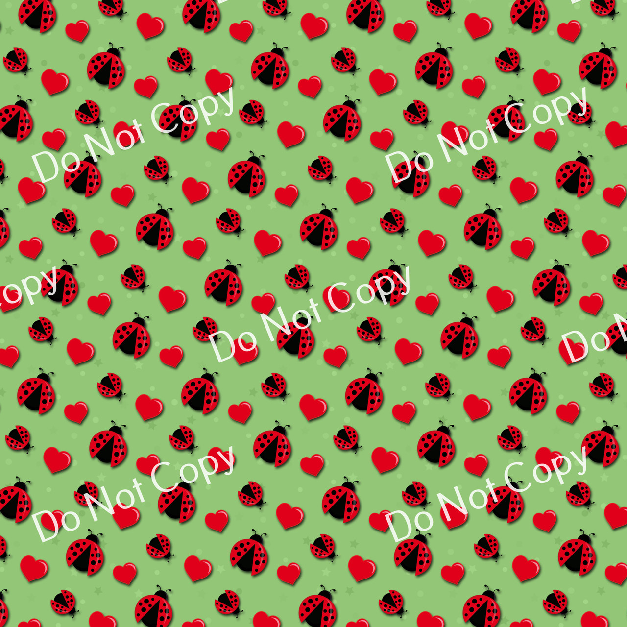 Printed Pattern Vinyl | Ladybug 11