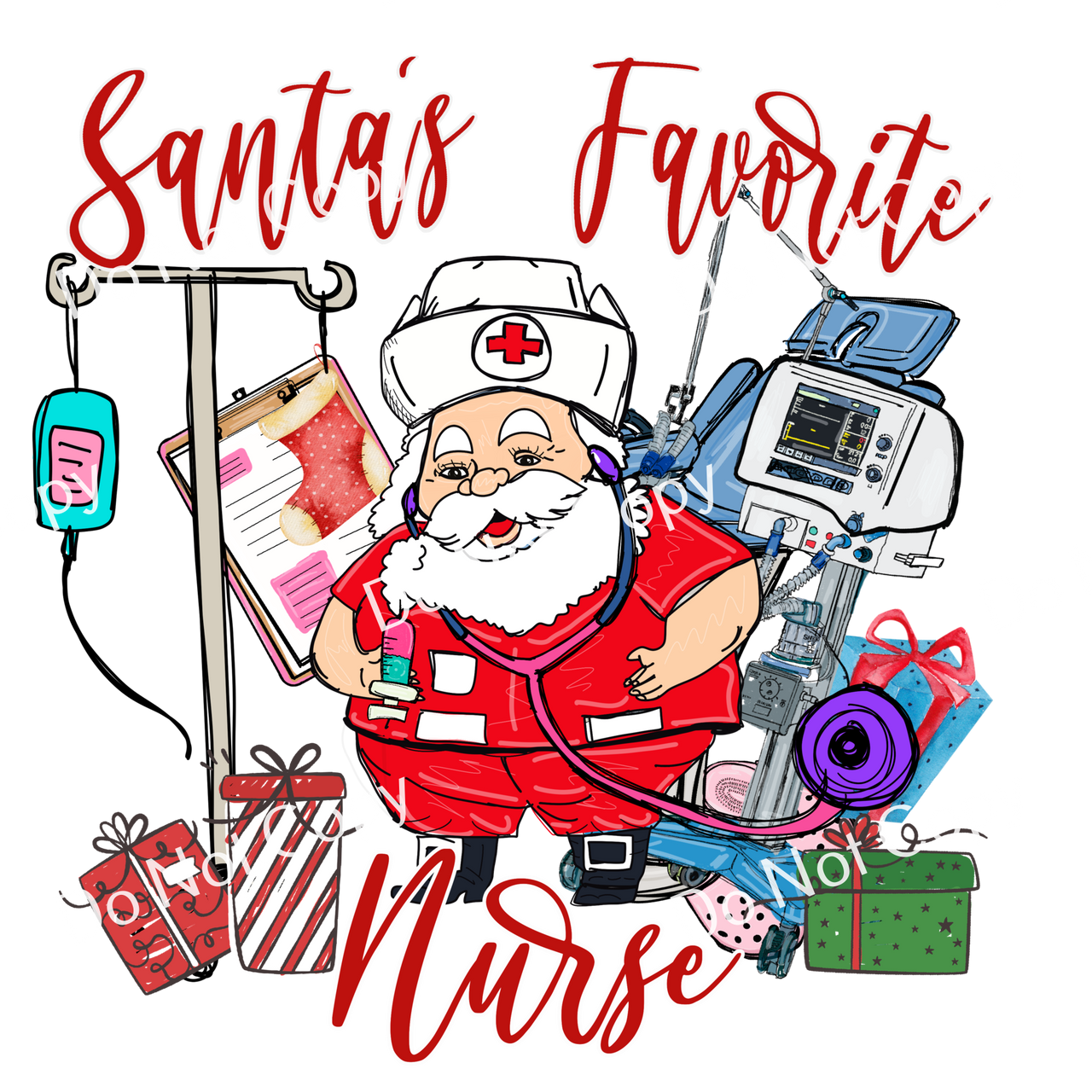 ColorSplash Ultra | Santa's Favorite Nurse