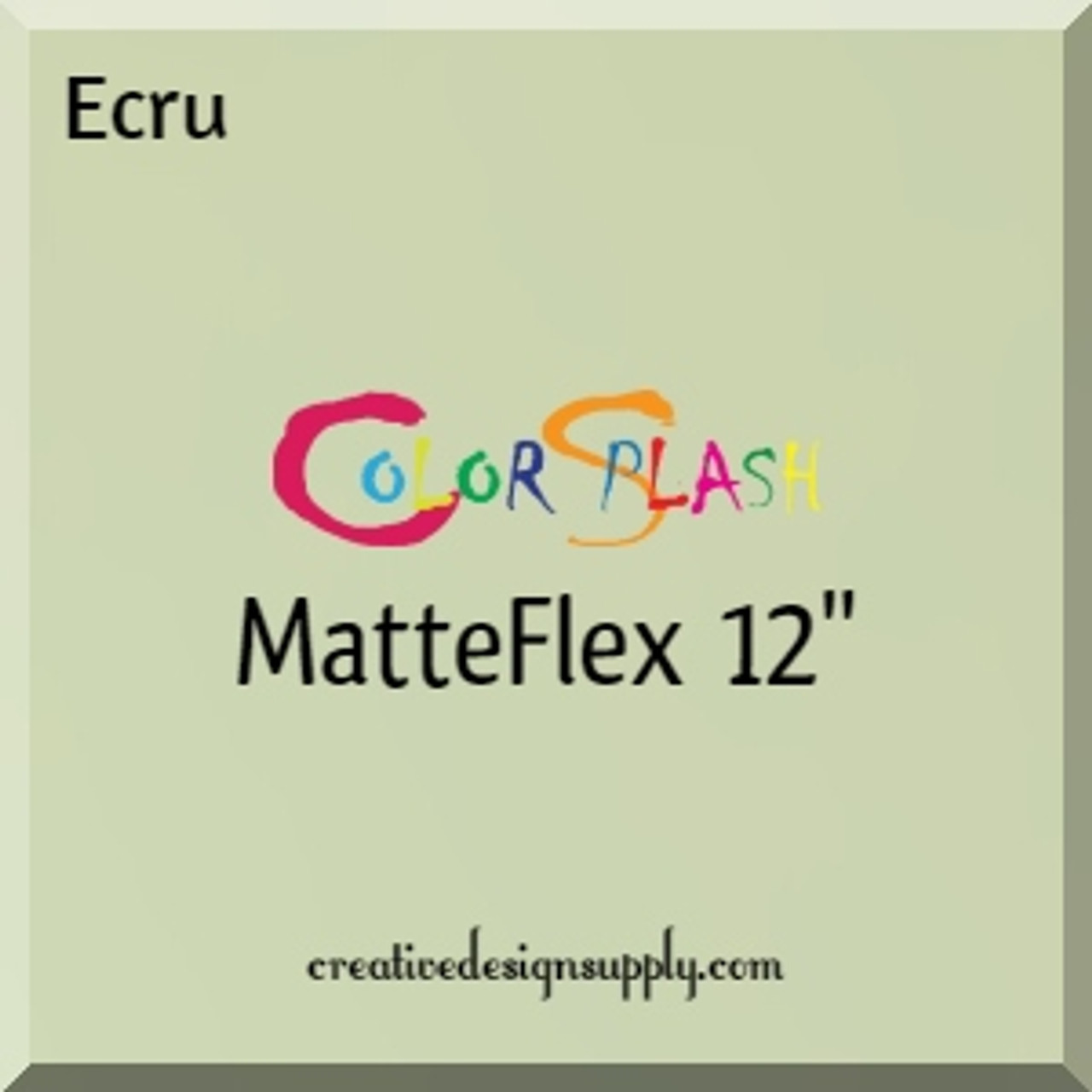 ColorSplash MatteFlex 12" | Ecru