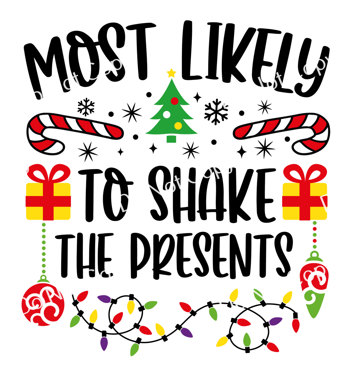 ColorSplash Ultra | Most Likely To Shake The Presents Black