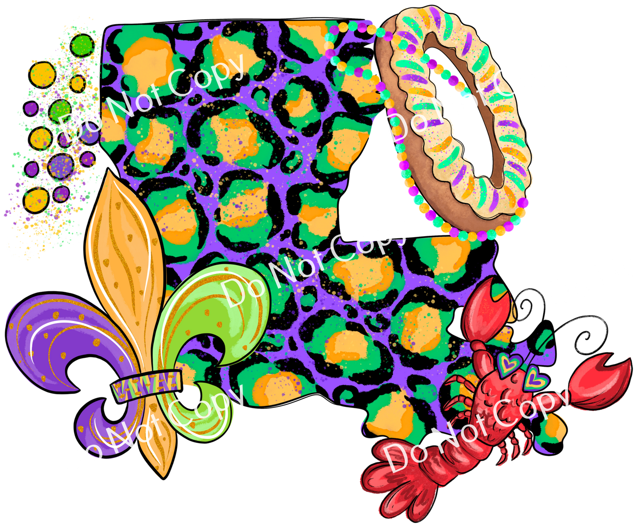 ColorSplash Ultra | Colorful Louisiana Mardi Gras