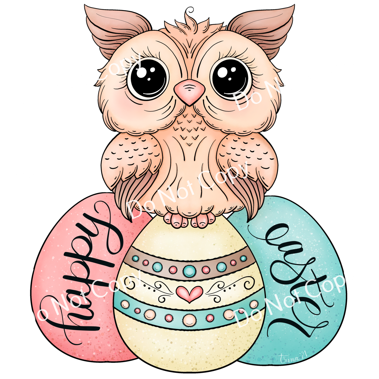 ColorSplash Ultra | Happy Easter Owl 21