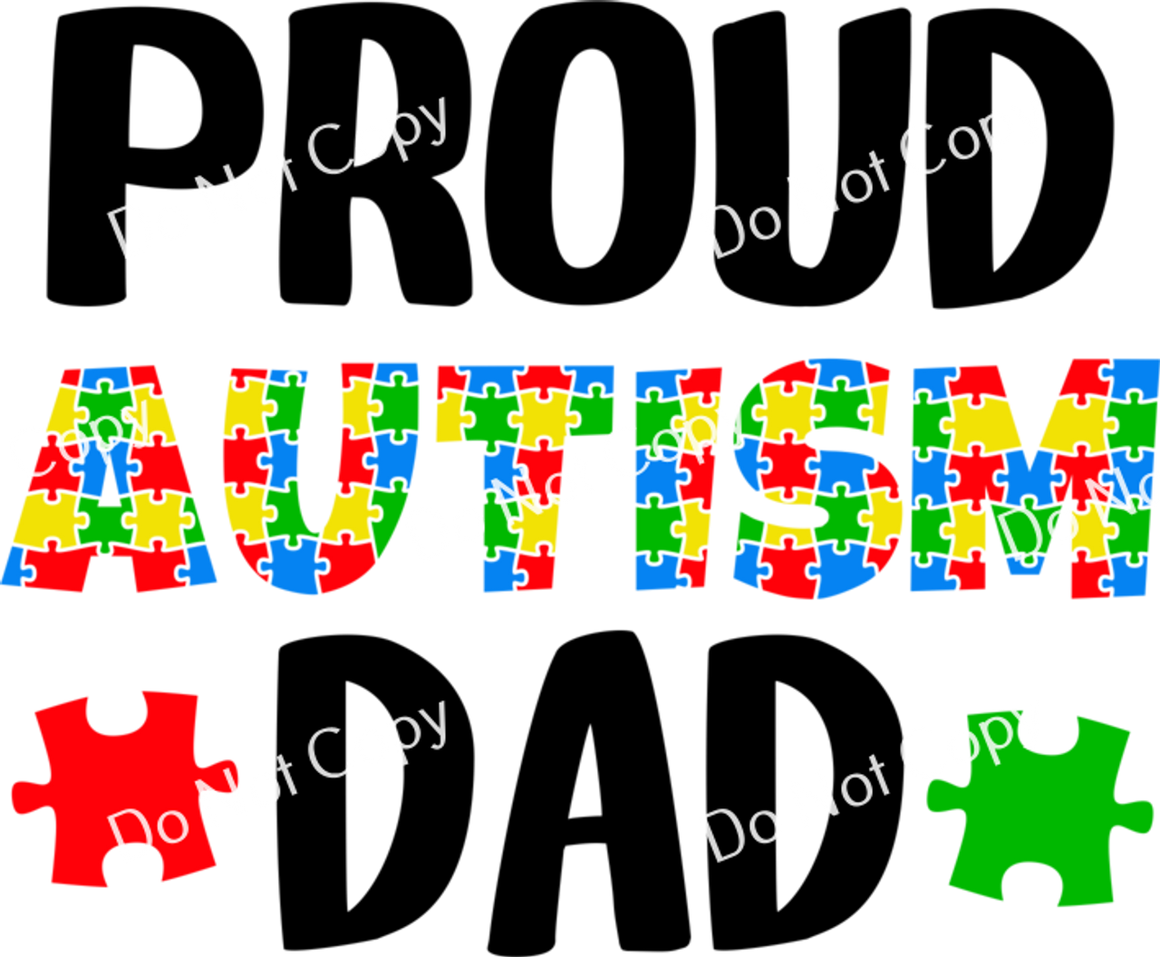 ColorSplash Ultra | Proud Autism Dad CF