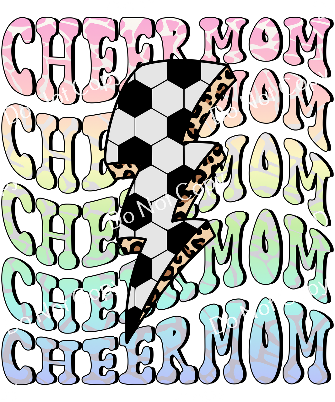 ColorSplash Ultra | Soccer Cheer Mom CF