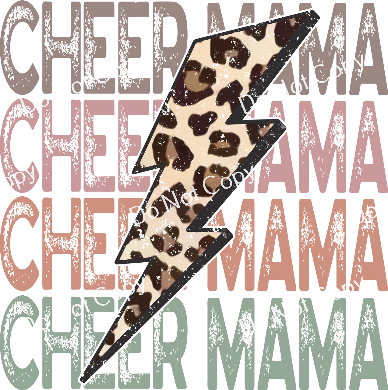 Stacked Cheer Mama CF