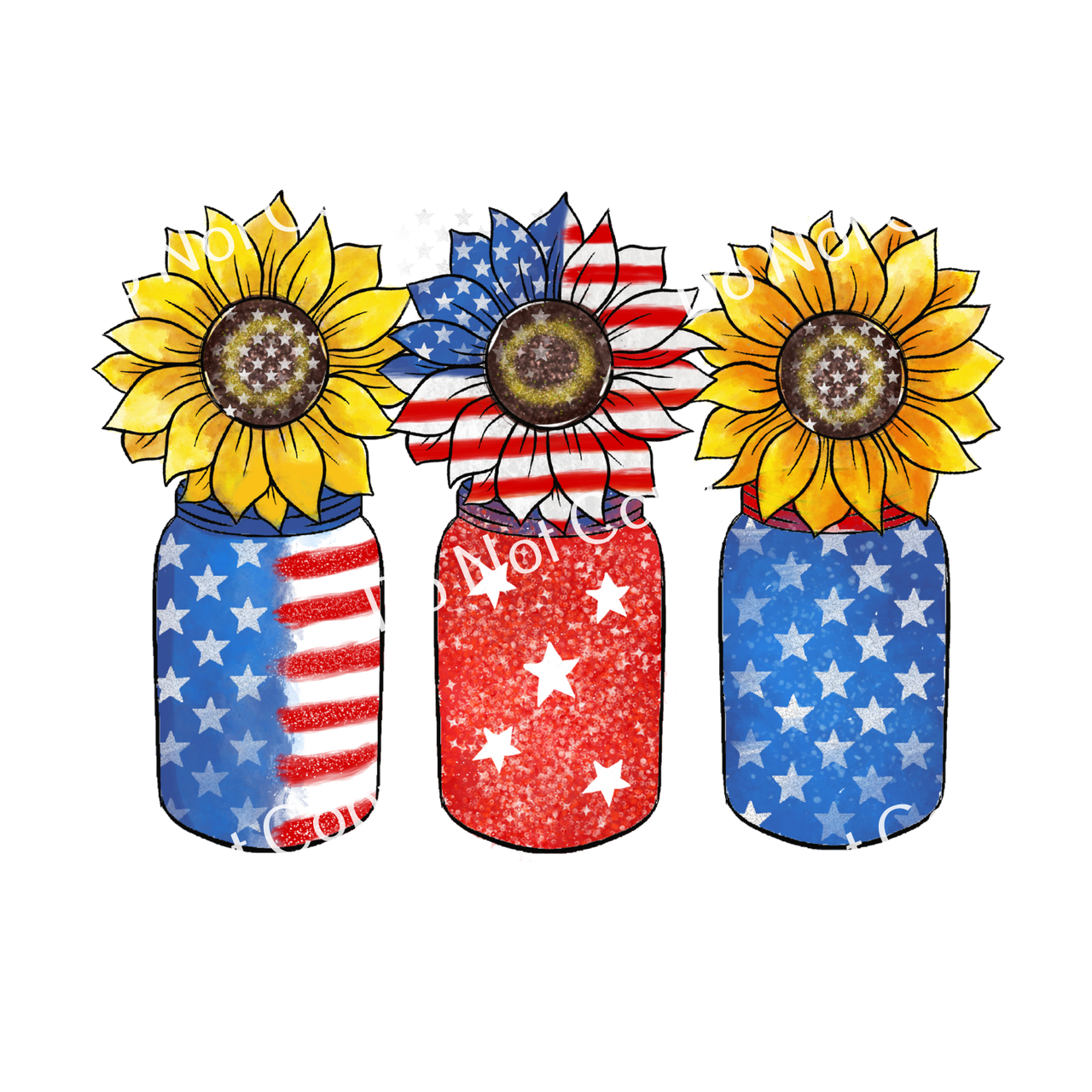 ColorSplash Ultra | Stars Stripes and Sunflowers CF