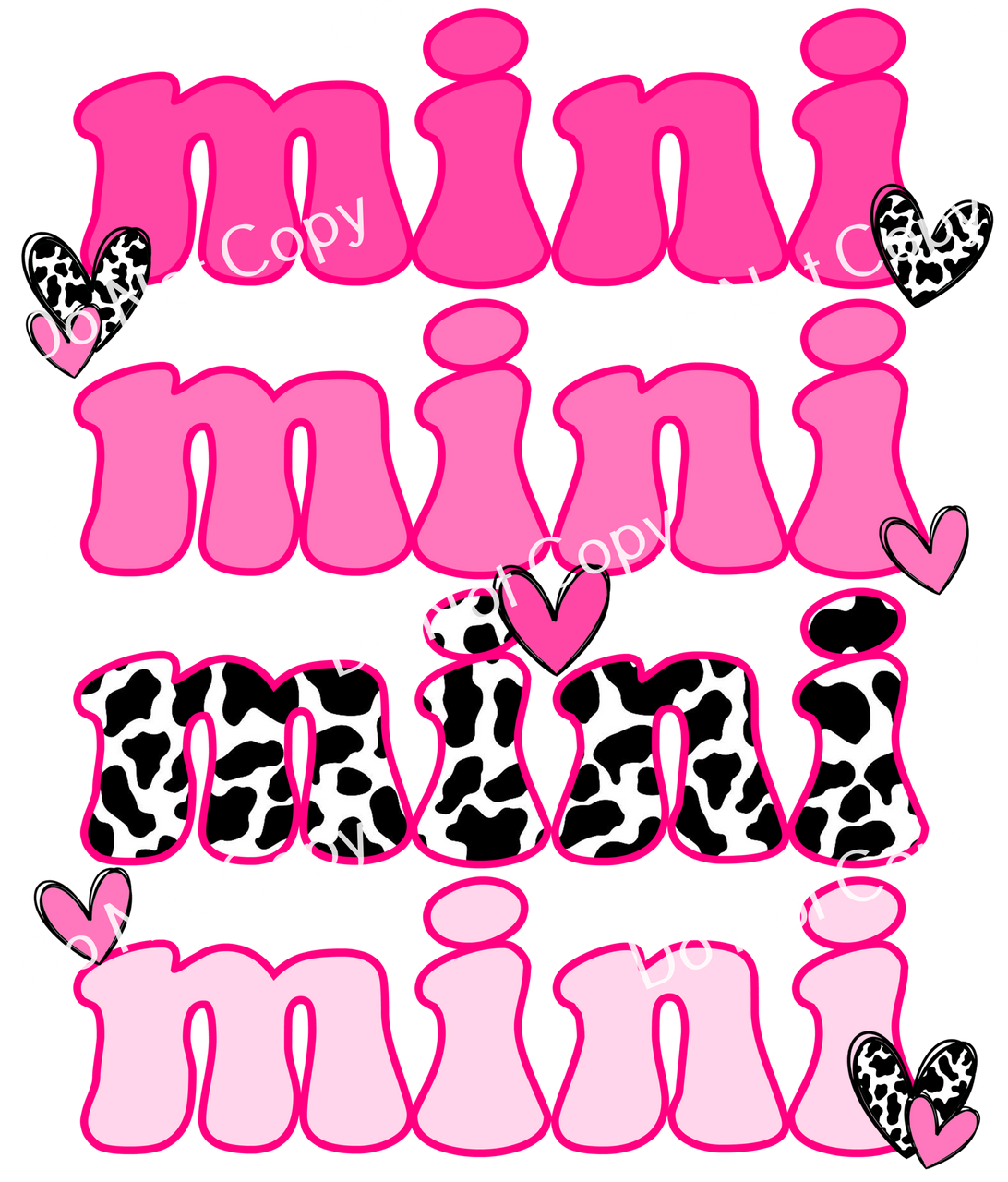 ColorSplash Ultra Stacked Mini Cow Print